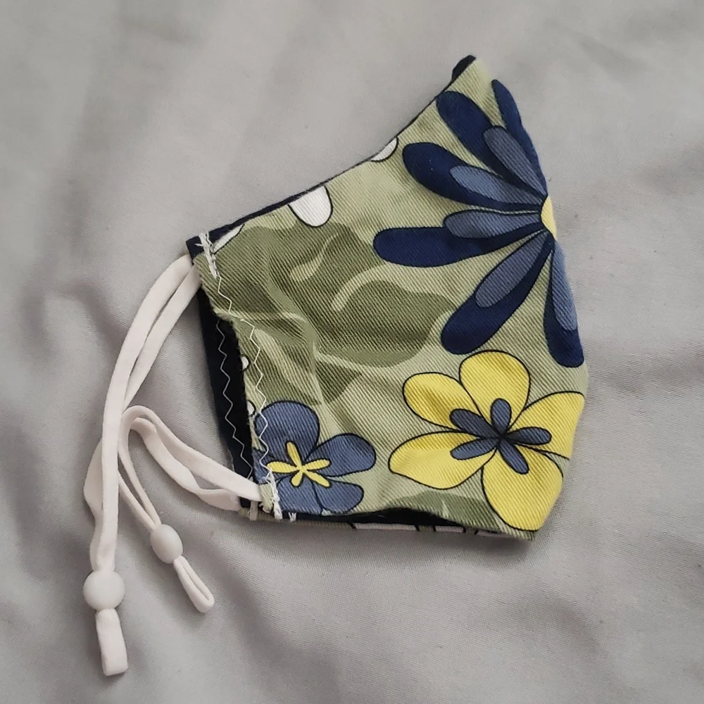 Flower Power Handmade/Hand Crafted Face Mask